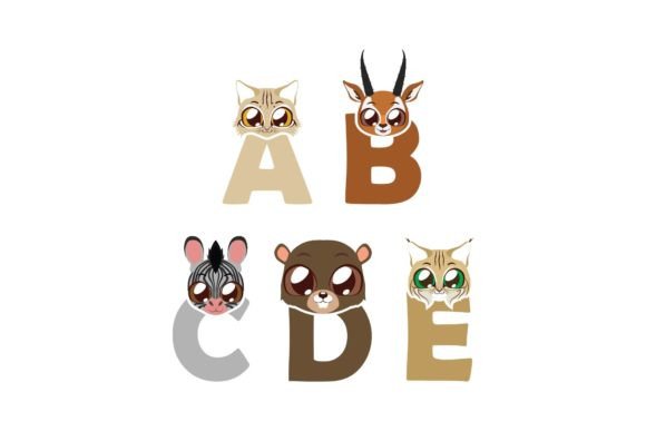 Animal Fonts Doodle: Playful Graphics & Illustrations for Brand Storytelling