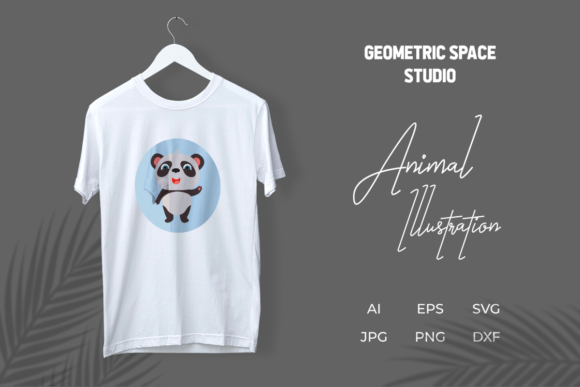 Animal Panda Illustration Character: Graphics & Illustrations for Sellers