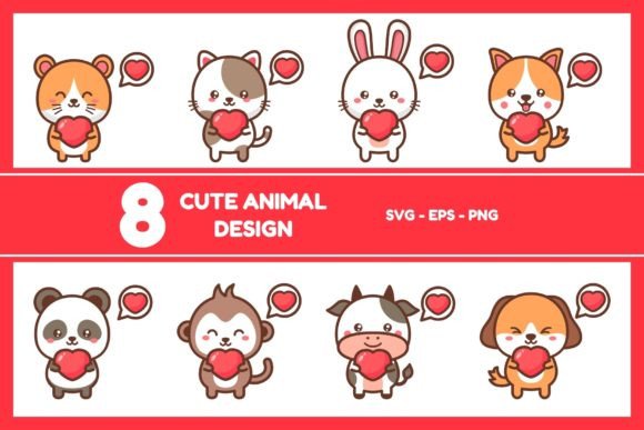 Cute Animal Illustration Graphics & Illustrations