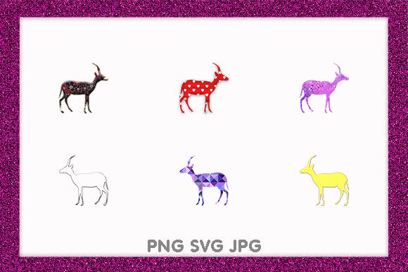 Deer Antler Christmas Animal Designs