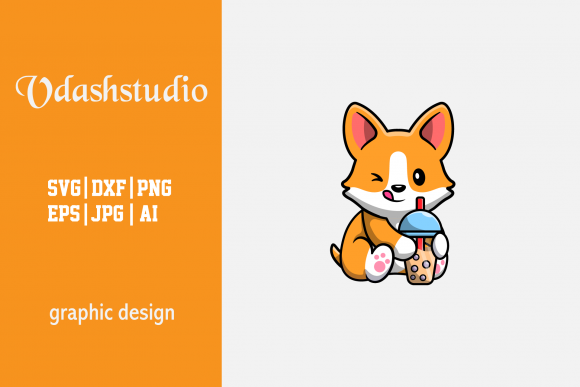 Dog Puppy Cute Animal Graphics & Illustrations