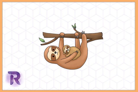 Sloth Mama Animal Mother’s Day