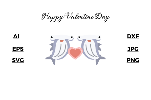Valentine Animal Art Illustrations: Graphics & Illustrations for Sellers