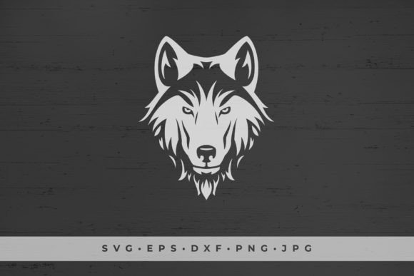 Wolf Wild Dog Animal Furry Head: Graphics & Illustrations for Real Publishing