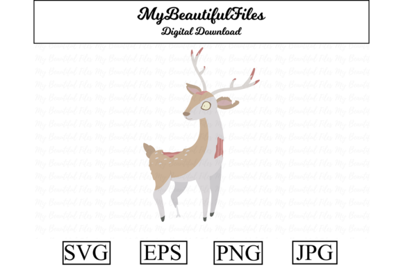 Zombie Animal - Deer: Graphics & Illustrations for Edgy Branding