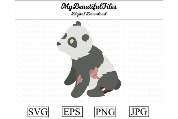 Zombie Animal - Panda Bear Graphics & Illustrations